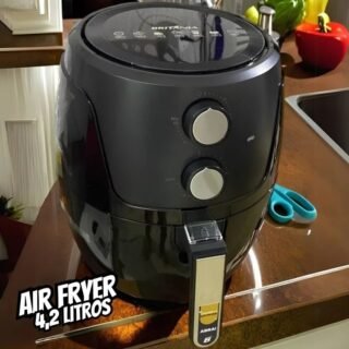 Britânia Fritadeira Air Fryer Bfr37 Revestimento Dura Mais 4,2l 1500w 127v 4 Litros