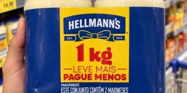 Maionese Hellmann’s Tradicional 500gr 2 potes