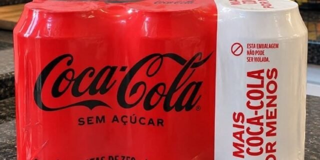 Pack De Coca-cola Sem Açúcar 350ml 6 Unidades