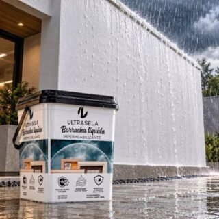 Borracha Liquida 18kg Impermeabilizante Emborrachado
