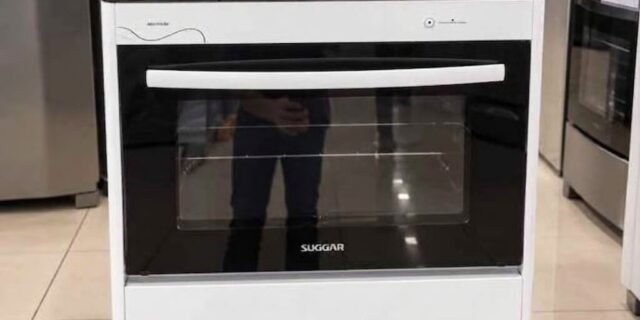 Regional Suggar Fogão Neo Glass Branco Mesa De Vidro 5 Bocas Trempe 6 Apoios Acendimento Automático Fgvng510br
