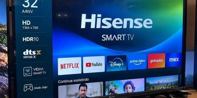Hisense Smart TV HD 32″ Polegadas 32A4NV