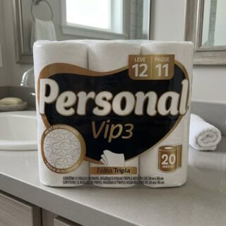 Personal Papel Higiênico Vip Folha Tripla Com 12 Rolos De 20M