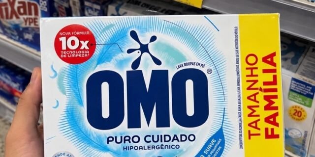 Lava-roupas Em Pó Omo Puro Cuidado, 2kg