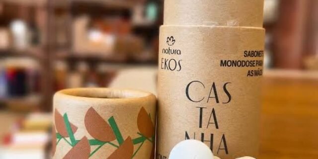 Sabonete Monodose para as Mãos Ekos Castanha 30 un de 500 mg