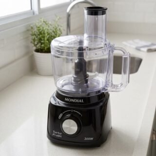 MONDIAL Mini Processador Turbo Pratic, Preto, 300W, 110V