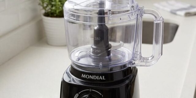 MONDIAL Mini Processador Turbo Pratic, Preto, 300W, 110V