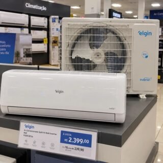 Ar Condicionado Split Elgin Eco Inverter II WiFi 12000 BTUs Frio 220V HJFC12C2WECE
