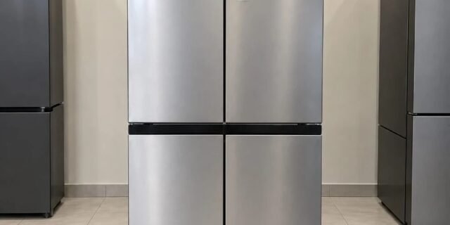 Geladeira TCL 589 Litros Inox Twin Eco Inverter Frost Free Multidoor Espaço Flex 220V C589CDN