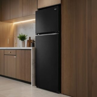 Geladeira LG GN-B392PX 2 Portas 395 Litros Preta Inox