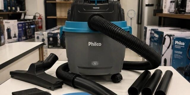 Aspirador de Pó e Água Philco PAS08A Função sopro 6,2L 1500W 127V