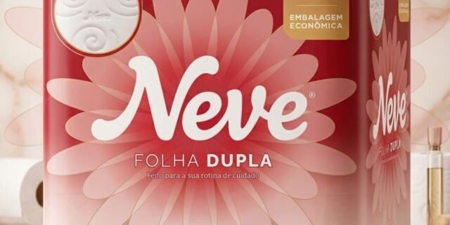 Papel Higiênico Neve Toque de Seda Folha Dupla 40 rolos 30M
